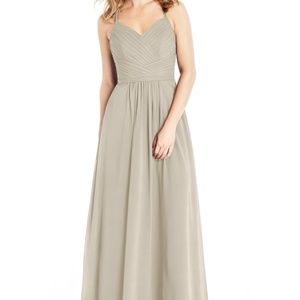 Azazie Amari - Taupe - bridesmaid dress size 6